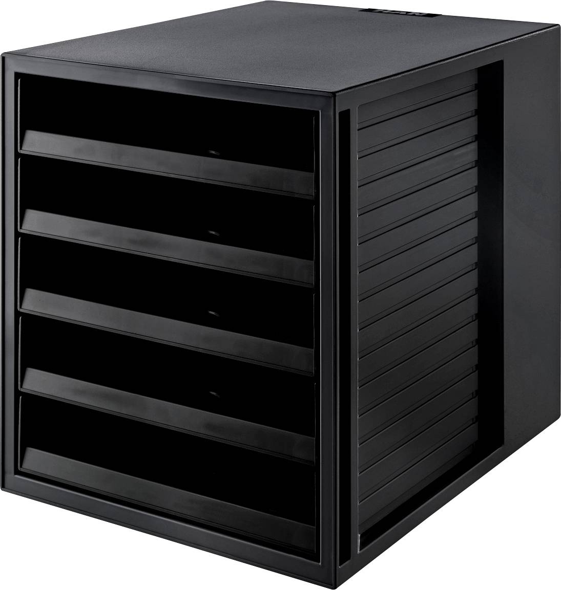 HAN Schubladenbox KARMA 14018-13 Schwarz DIN A4 Anzahl der Schubfächer: 5