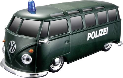 MaistoTech 82091P VW Bus Polizei 1:24 RC Einsteiger Modellauto Elektro Einsatzfahrzeug Heckantrieb (