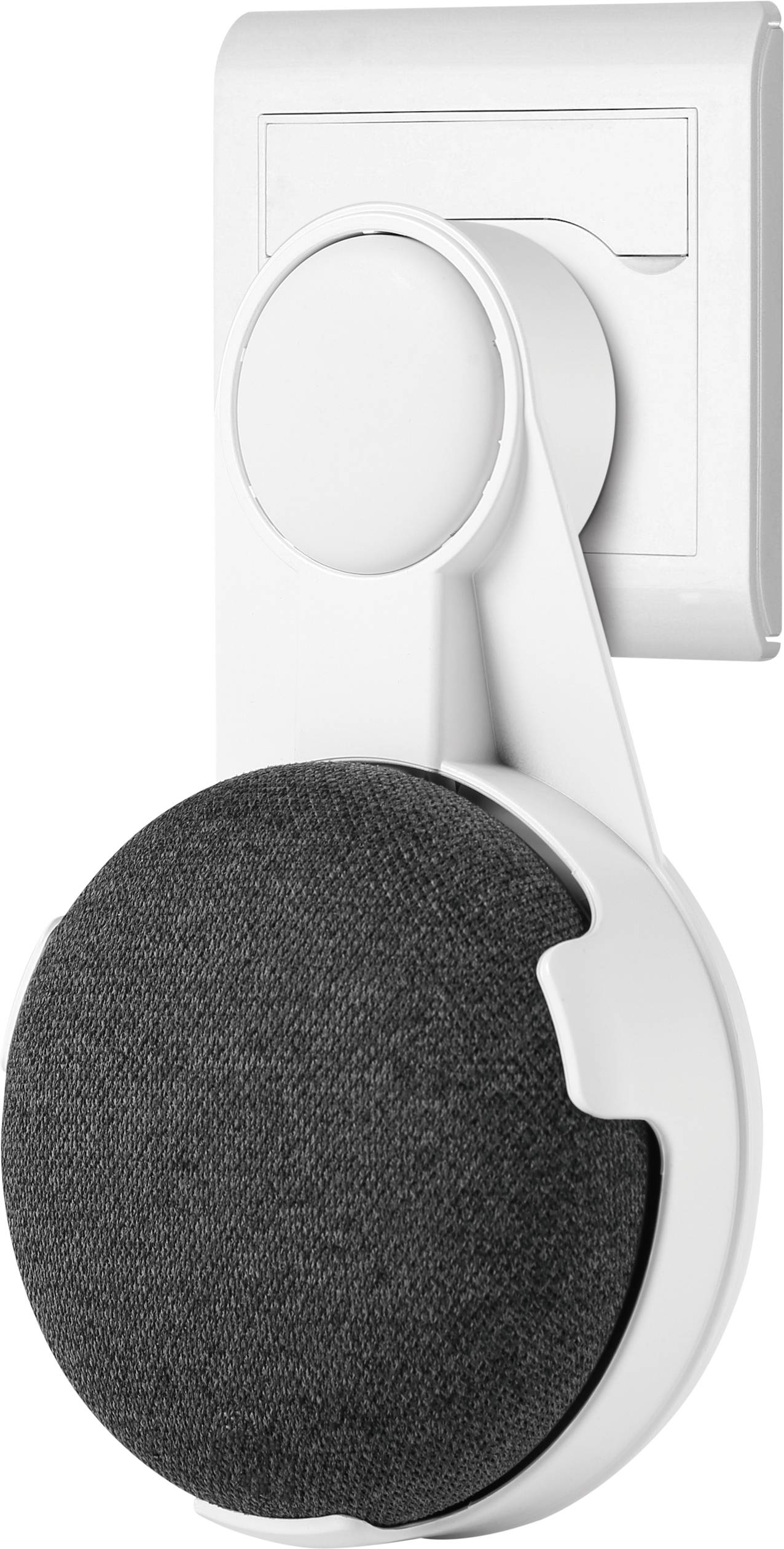 Renkforce RF-GHM-100 Halterung für Sprachassistent Weiß Passend für (Sprachassistenten):Google Home Mini, Google Nest Mini