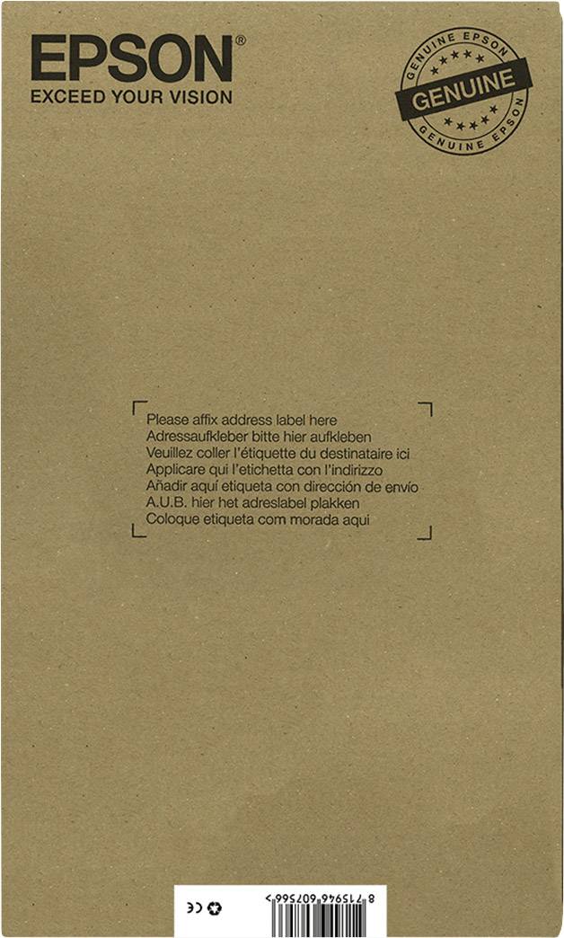 Epson Druckerpatrone T2438, 24XL Easy Mail Packaging Original Kombi-Pack Schwarz, Cyan, Magenta, Gelb, Photo Cyan, Photo Magenta C13T24384510