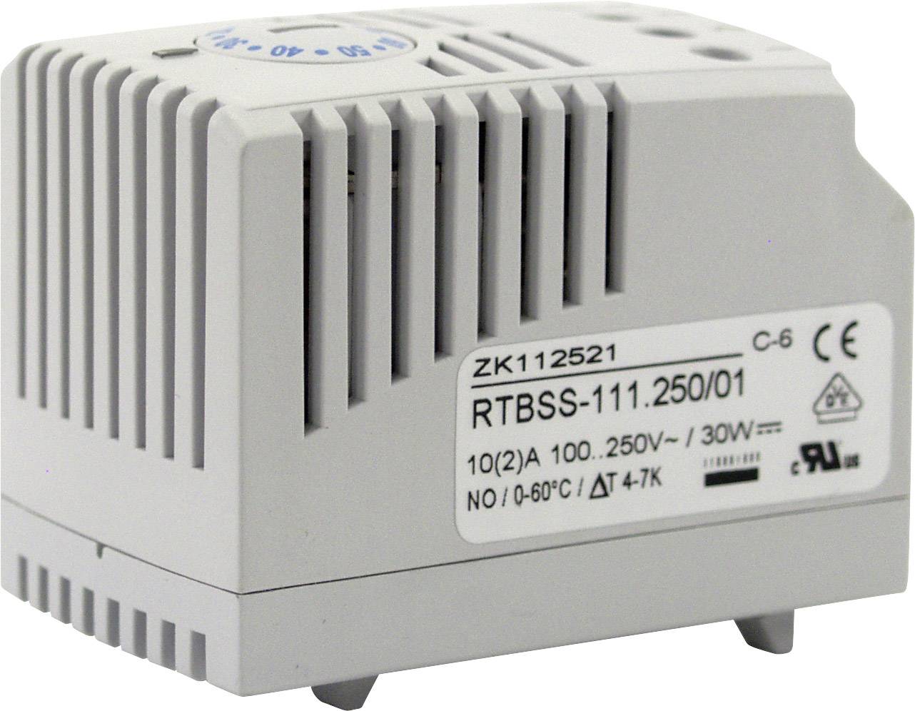 Elmeko Schaltschrank-Thermostat TRS 60 1 Schließer (L x B x H) 46 x 37 x 64mm 1St.