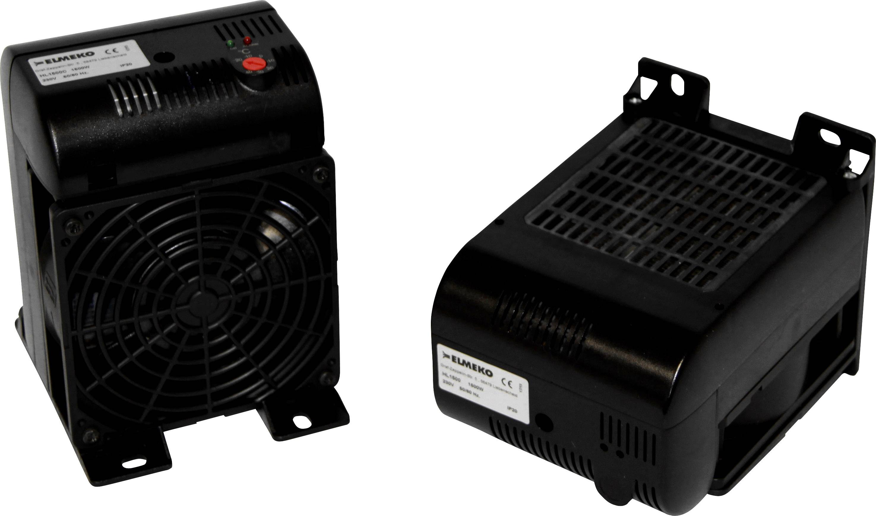 Elmeko HL 1500 Schaltschrankheizung 210 - 240 V/AC 1500W (L x B x H) 130 x 95 x 165mm 1St.