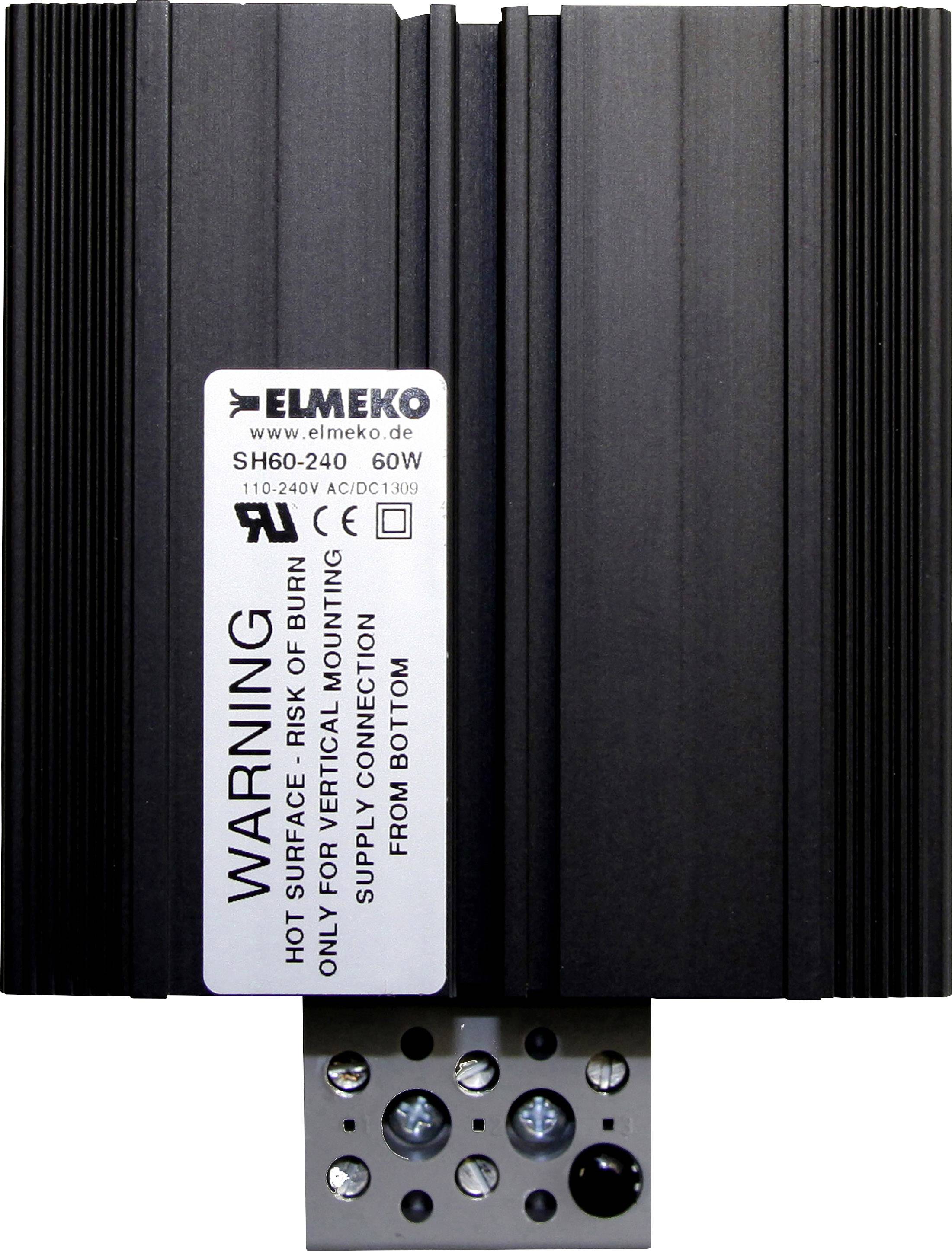 Elmeko SH 60 Schaltschrankheizung 110 - 240V DC/AC 60W (L x B x H) 105 x 80 x 83mm 1St.