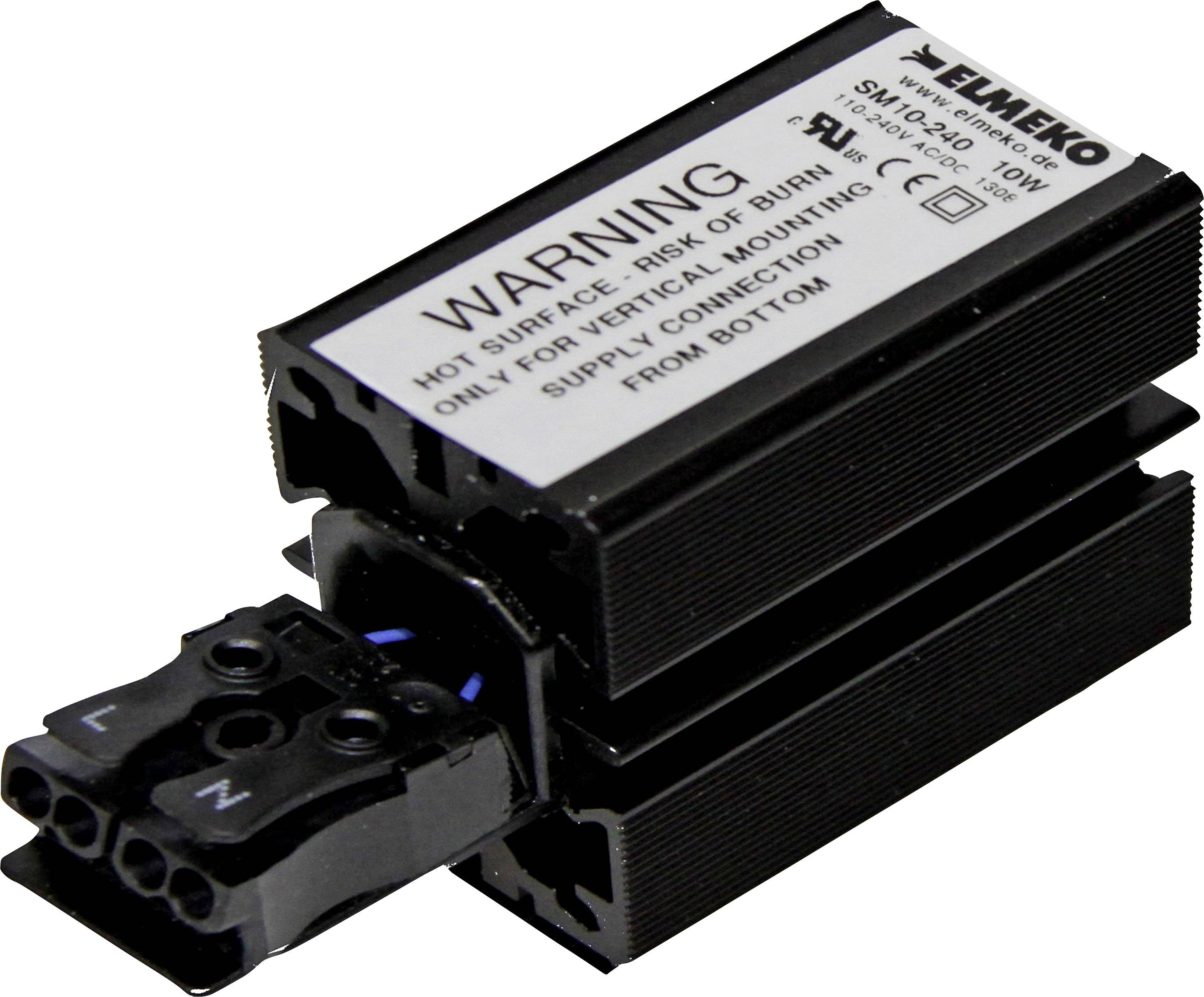 Elmeko SM 10 Schaltschrankheizung 12 - 24V DC/AC 10W (L x B x H) 80 x 30 x 60mm 1St.