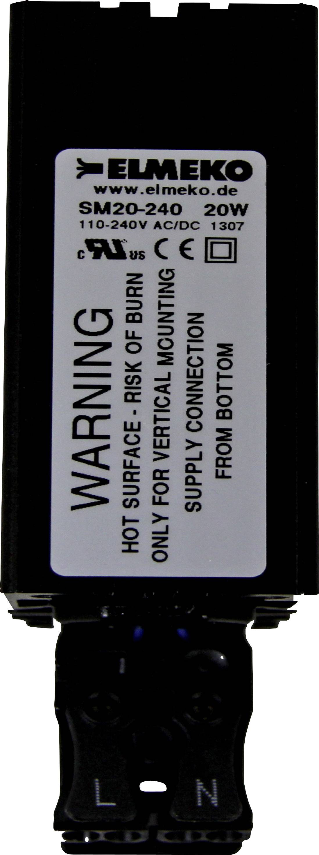 Elmeko SM 20 Schaltschrankheizung 110 - 240V DC/AC 20W (L x B x H) 100 x 30 x 60mm 1St.
