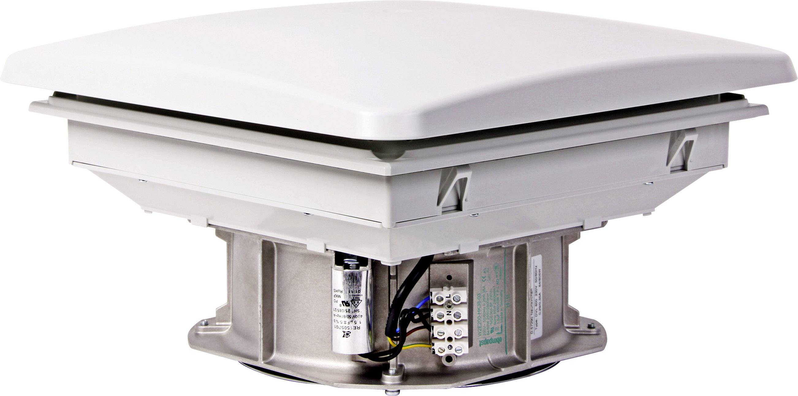 Elmeko DVL 600 Dachlüfter 230 V/AC 80W (B x H x T) 361 x 211 x 361mm 1St.