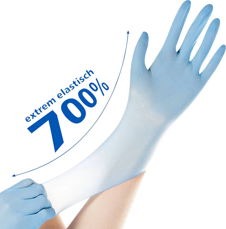 Franz Mensch SAFE SUPER STRETCH 261181 100 St. Einweghandschuh Größe (Handschuhe): L