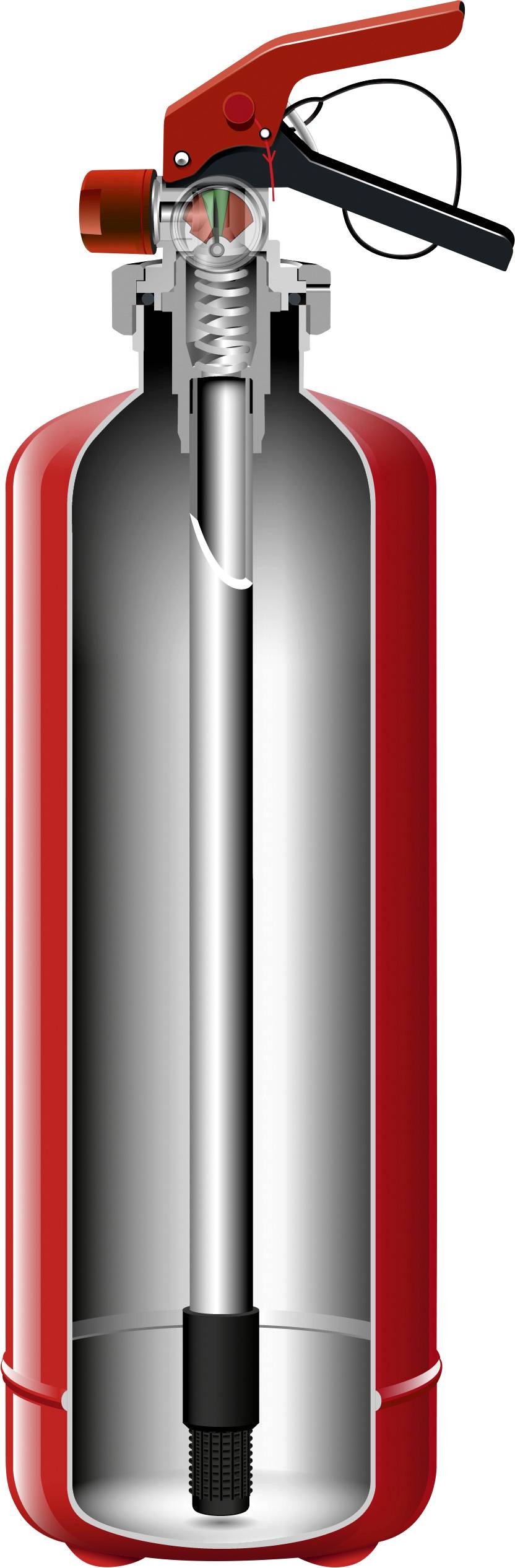 Gloria FBDP2 Spezialfeuerlöscher mit Manometer 2 l Brandklasse: A, B, F Inhalt 1 St.