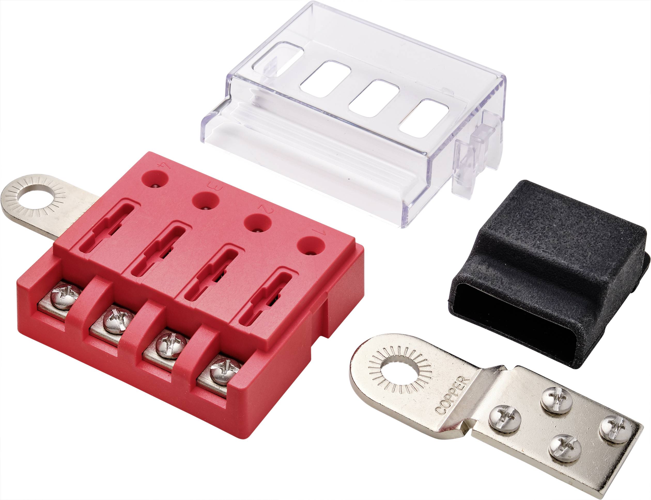 TRU COMPONENTS TC-9069836 KFZ-Sicherungshalter Passend für (Sicherungen) Flachsicherung Standard 30A 32 V/DC 1St.