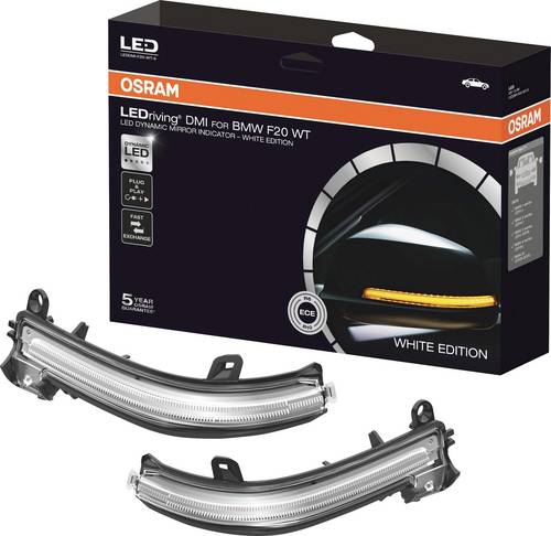 Osram Auto LEDDMI F20 WT S LEDriving® White Edition Spiegelblinker BMW 1er (2011 -)​  2er (2014 -