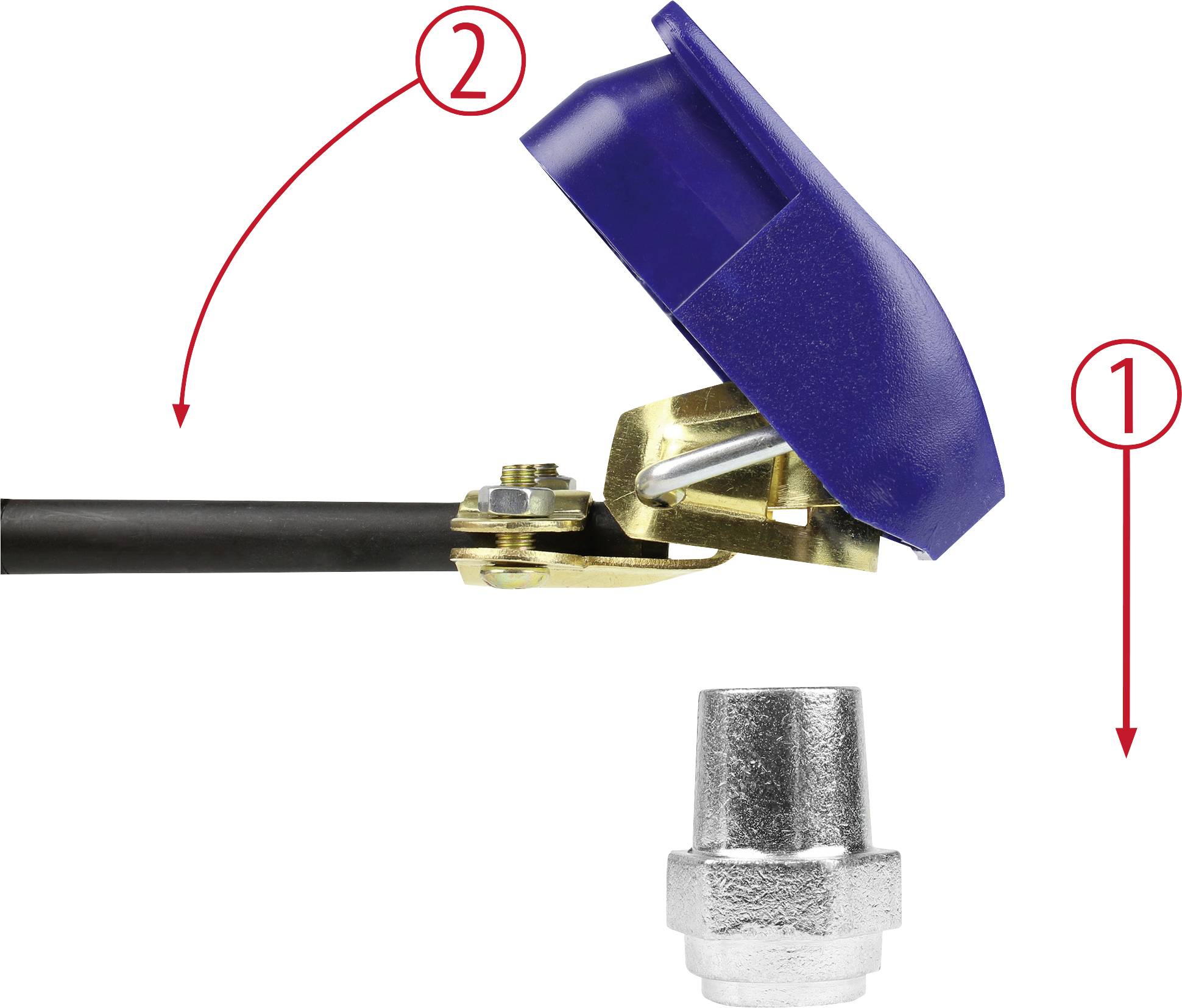 Calima Batterie-Schnellverbinder Minuspol, Pluspol 46007