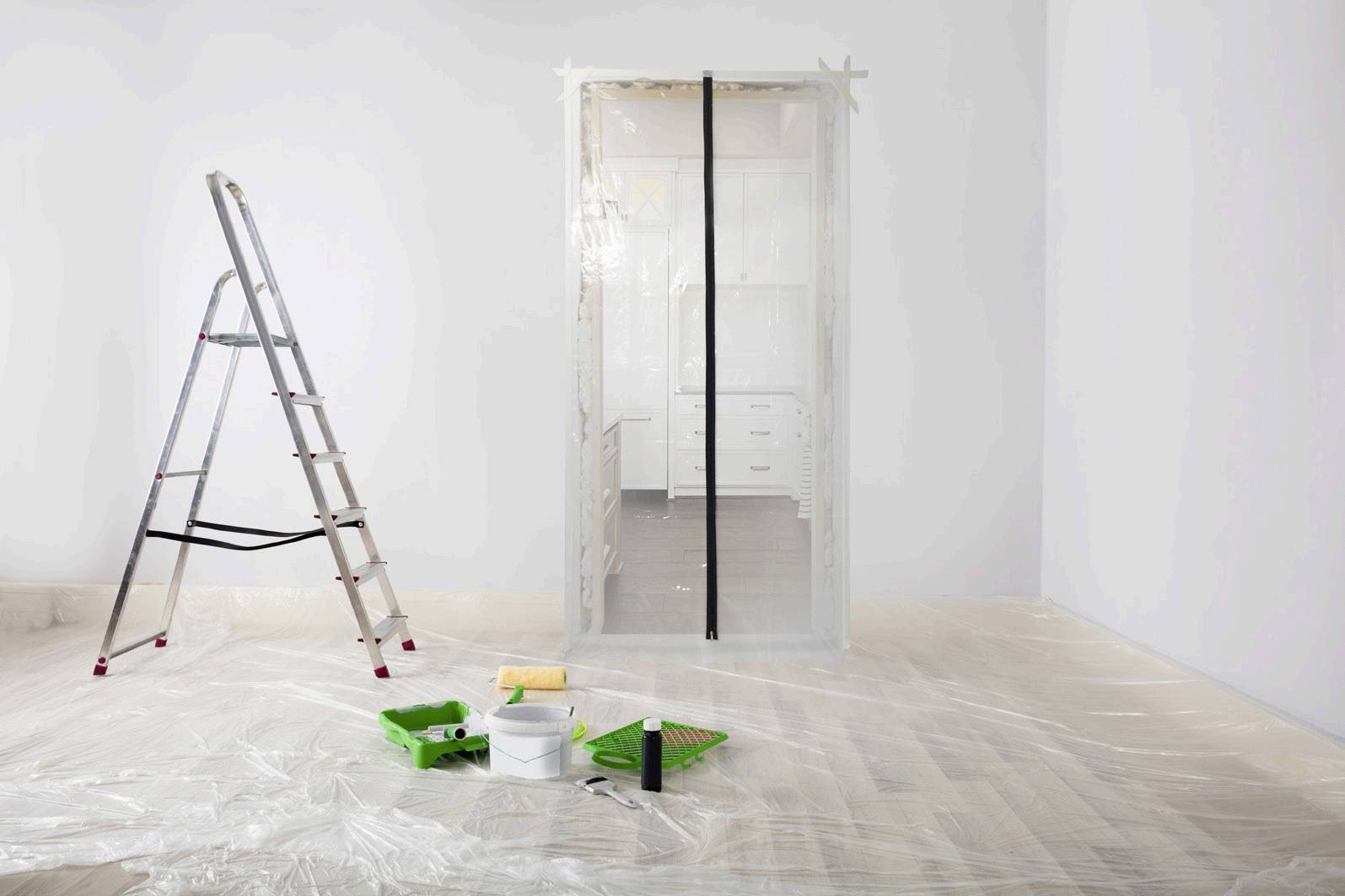 TOOLCRAFT 120 x 220 cm Staubschutztür