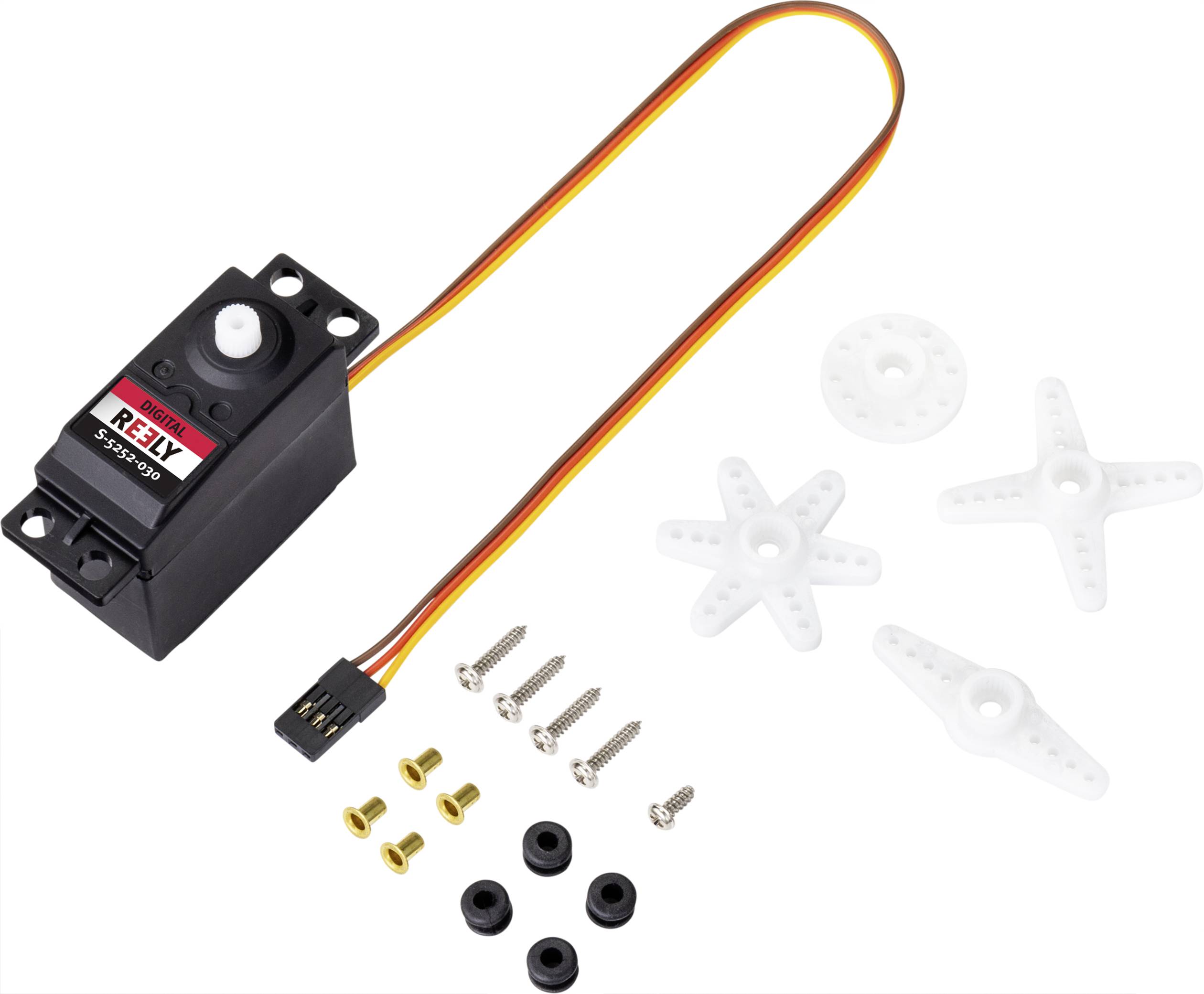 Reely Standard-Servo S-5252-030 Digital-Servo Getriebe-Material: Plastik Stecksystem: JR