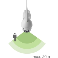 Sygonix SY-4535054 WLAN, LAN IP Überwachungskamera 1920 x 1080 Pixel Sygonix SY-4535054 WLAN, LAN IP Überwachungskamera 1920 x 1080 Pixel