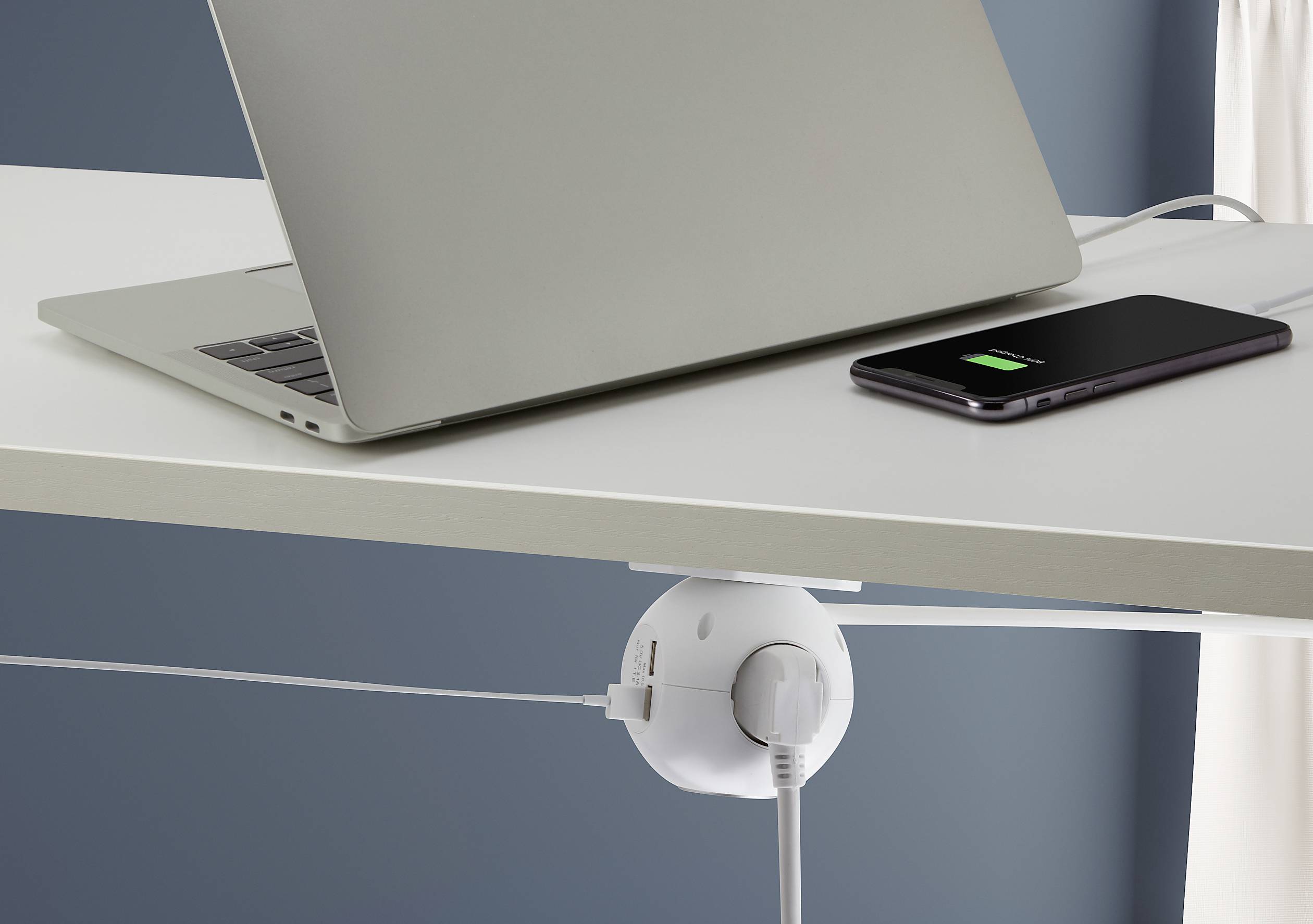 Sygonix SY-4535064 Steckdosenwürfel Weiß Schutzkontakt 1St.