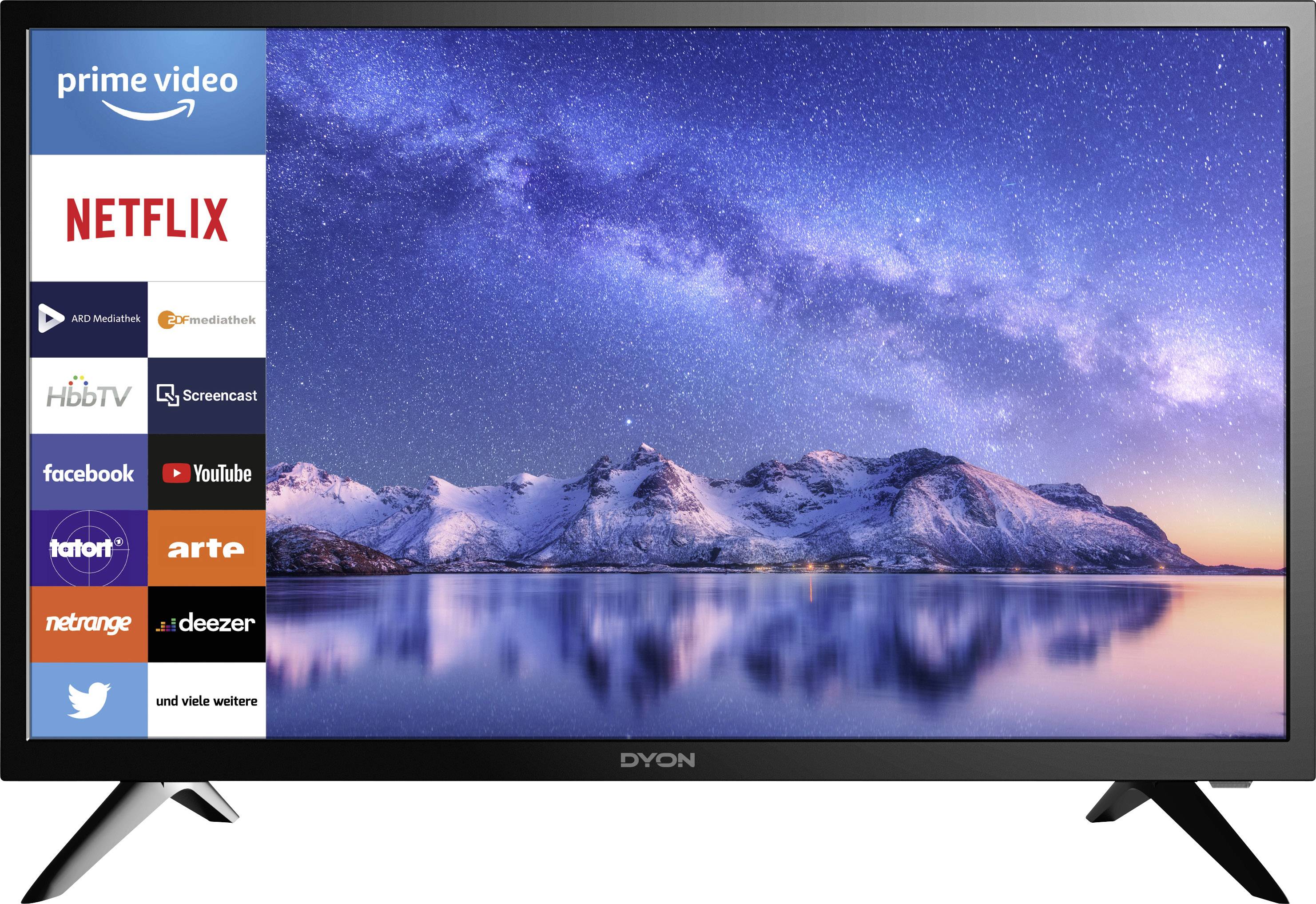 Dyon Smart 24 XT LED-TV 60.96cm 23.6 Zoll EEK F (A - G) Schwarz