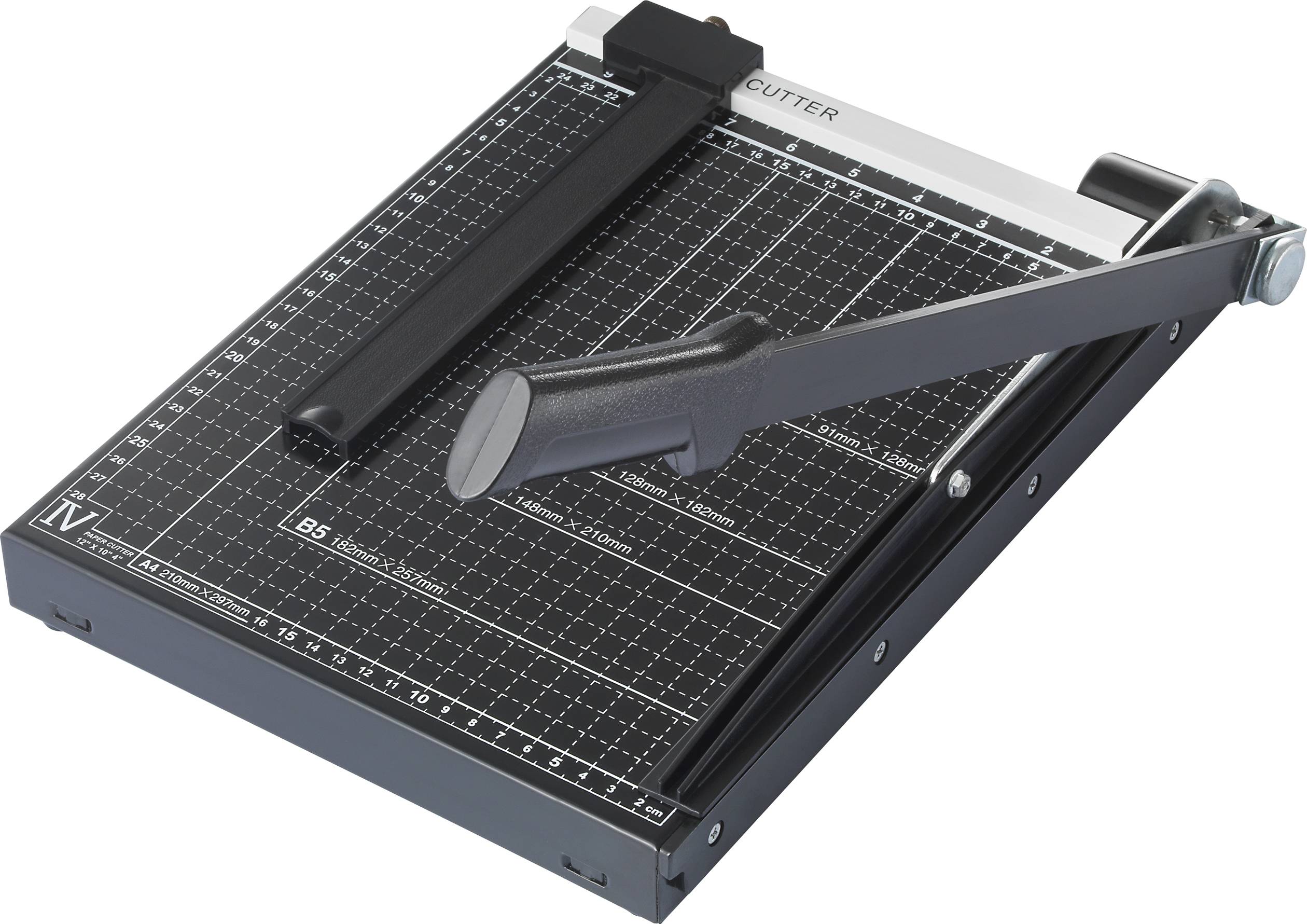 Renkforce RF-CUT-100 Hebelschneider A4 Schnittleistung A4 80 g/m²: 12 Blatt