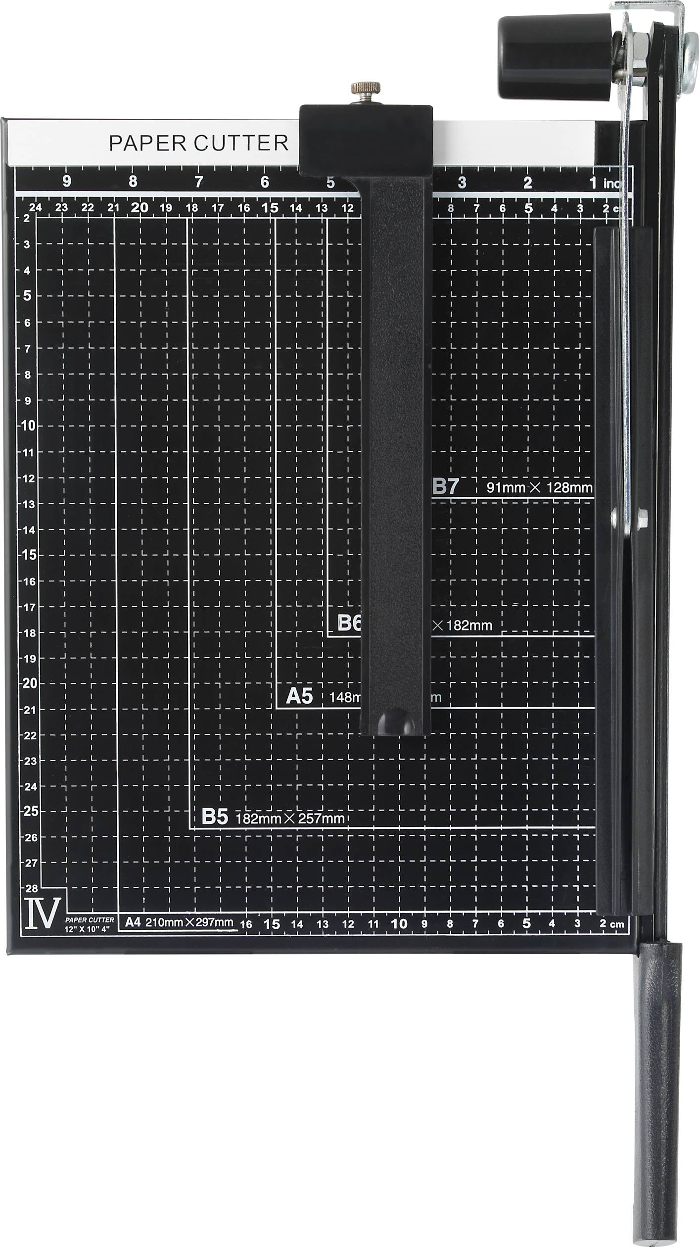 Renkforce RF-CUT-100 Hebelschneider A4 Schnittleistung A4 80 g/m²: 12 Blatt