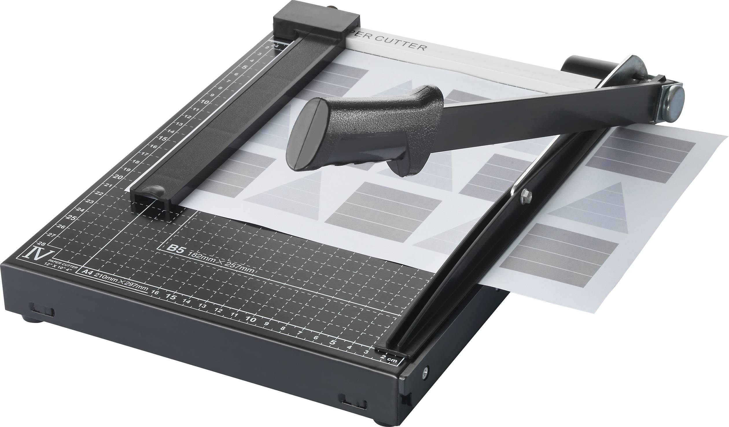 Renkforce RF-CUT-100 Hebelschneider A4 Schnittleistung A4 80 g/m²: 12 Blatt