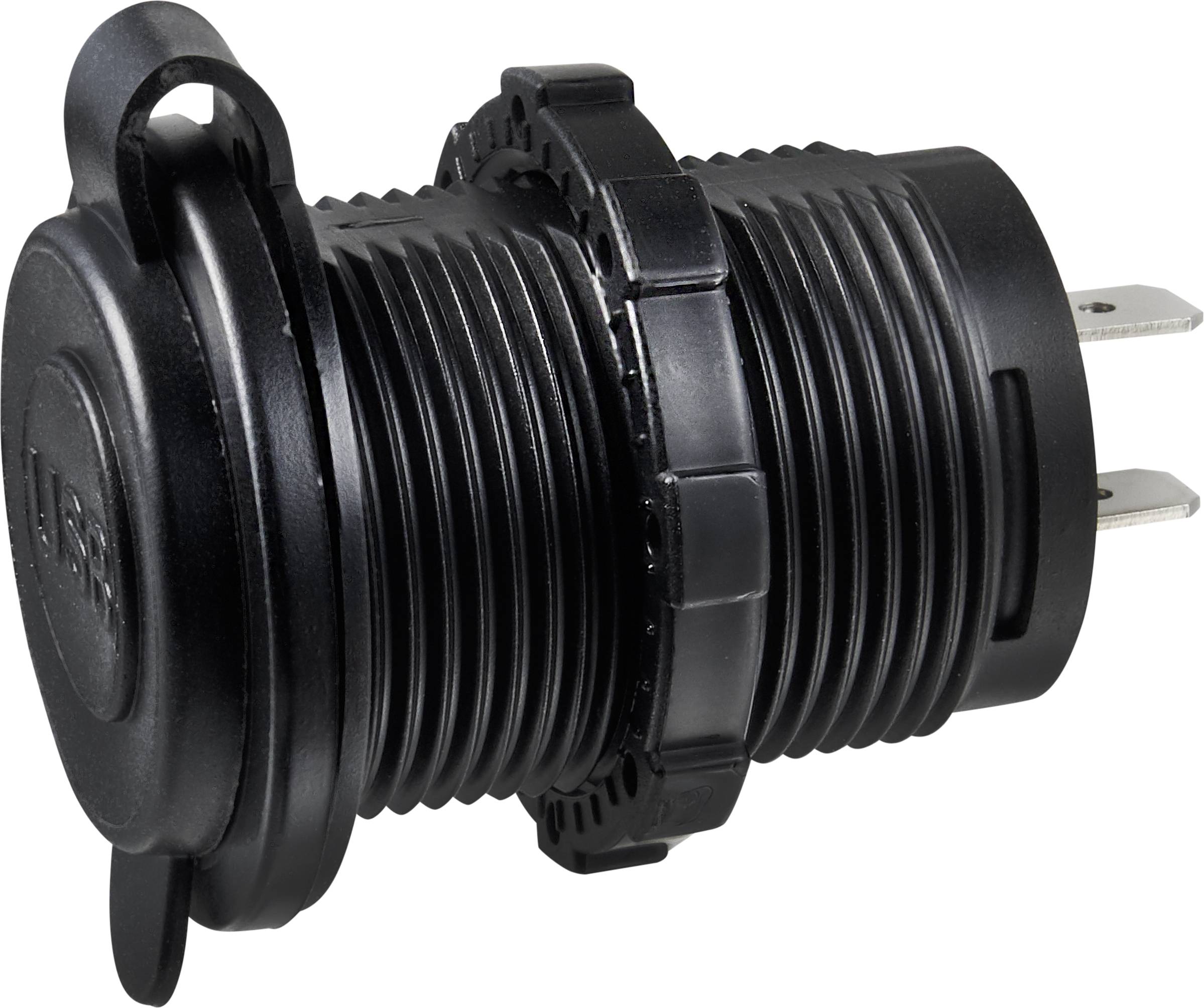 TRU COMPONENTS USB-Ladestecker mit 2 USB A-Anschlüssen Buchse, Einbau TC-9070412 Inhalt: 1St.