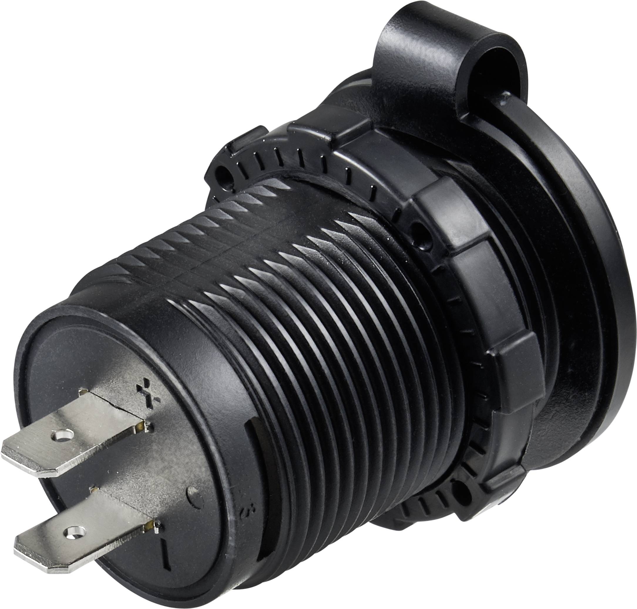 TRU COMPONENTS USB-Ladestecker mit 2 USB A-Anschlüssen Buchse, Einbau TC-9070412 Inhalt: 1St.