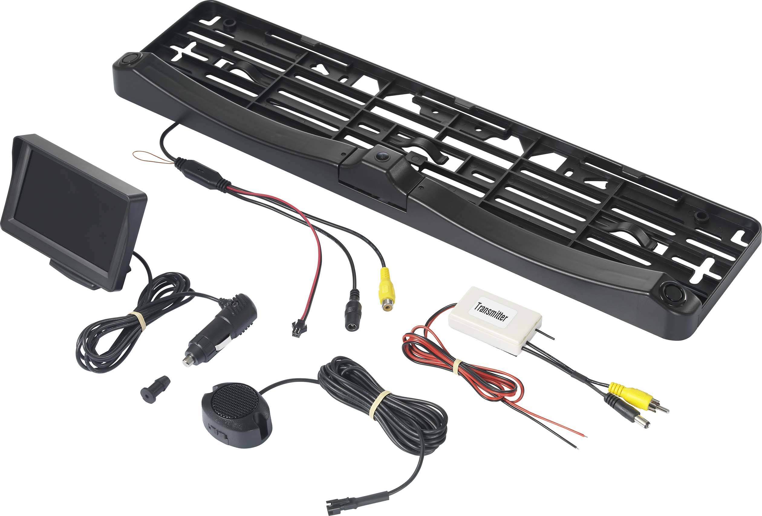 Renkforce SB505 Funk-Rückfahrvideosystem Abstandshilfslinien Kennzeichenhalter