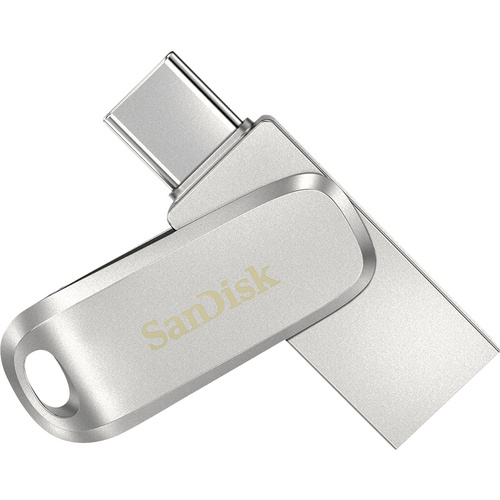 SanDisk Ultra® Dual Luxe Type-C™ USB-Zusatzspeicher Smartphone/Tablet Silber 256GB USB-C® USB 3.1 (Gen 1)