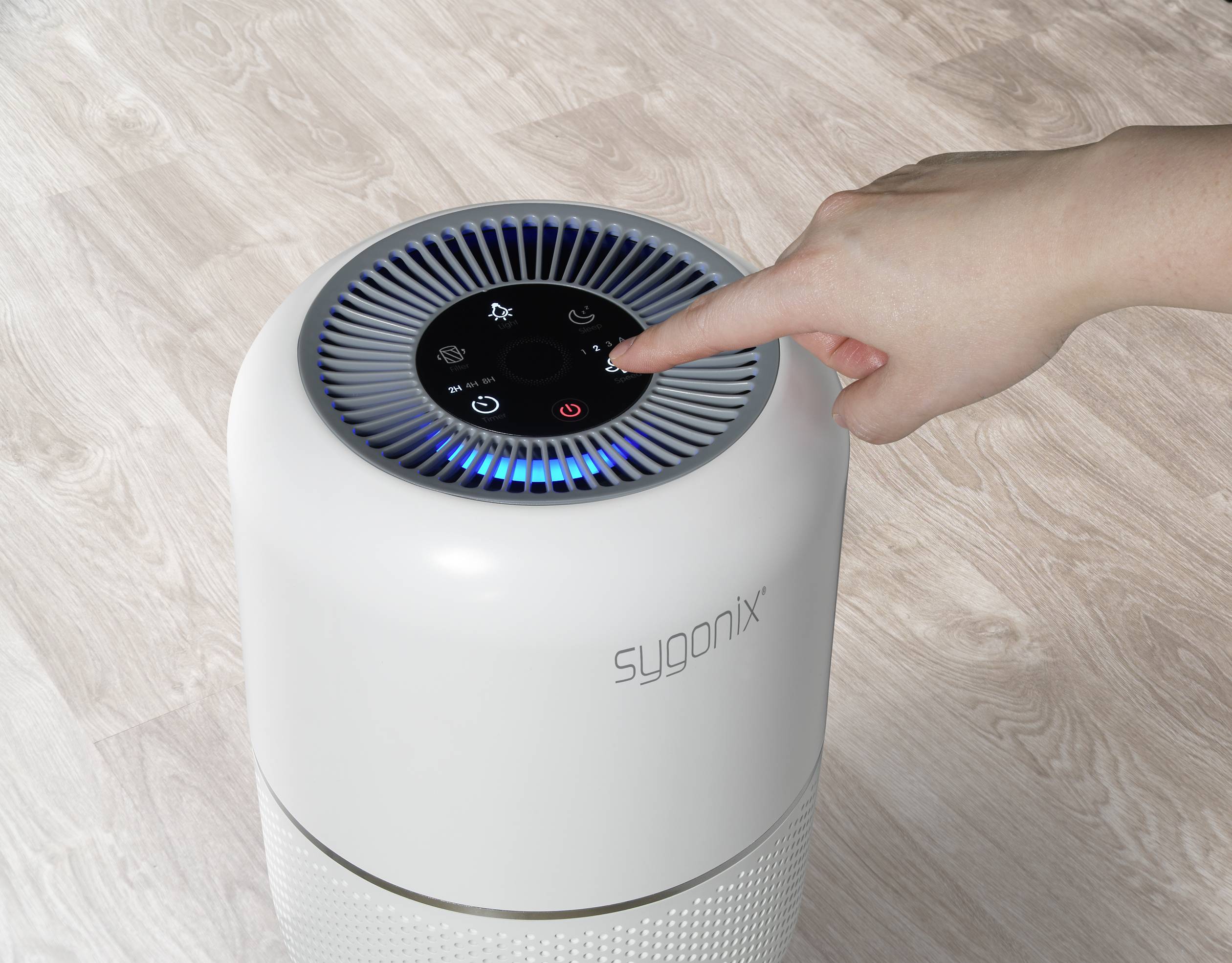 Sygonix SY-4535298 SY-4535298 Luftreiniger 18m² Weiß