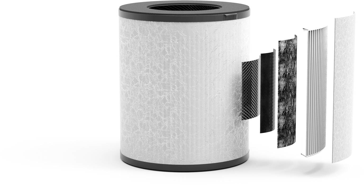 Sygonix SY-4535298 SY-4535298 Luftreiniger 18m² Weiß