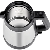 Unold BLITZKOCHER Thermo Wasserkocher Edelstahl, Schwarz Fassungsvermögen: 1.5l Unold BLITZKOCHER Thermo Wasserkocher Edelstahl, Schwarz Fassungsvermögen: 1.5l