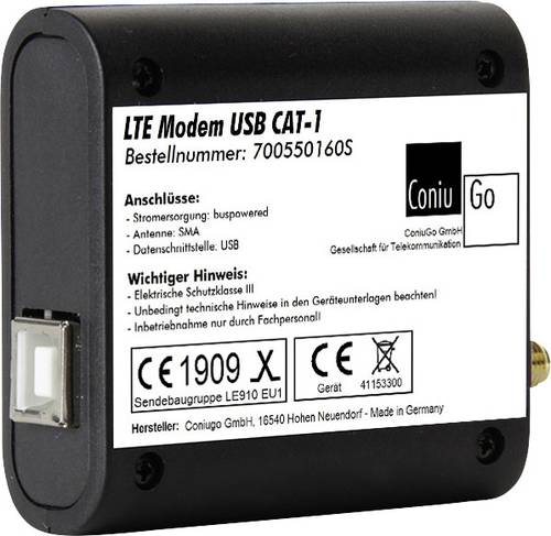 ConiuGo LTE GSM Modem USB CAT 1 LTE Modem