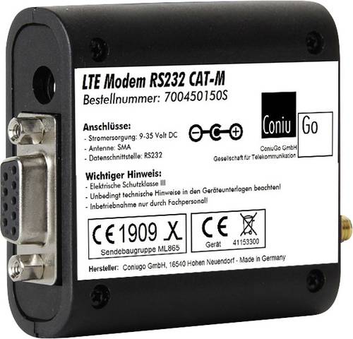ConiuGo LTE GSM Modem RS232 CAT M LTE Modem