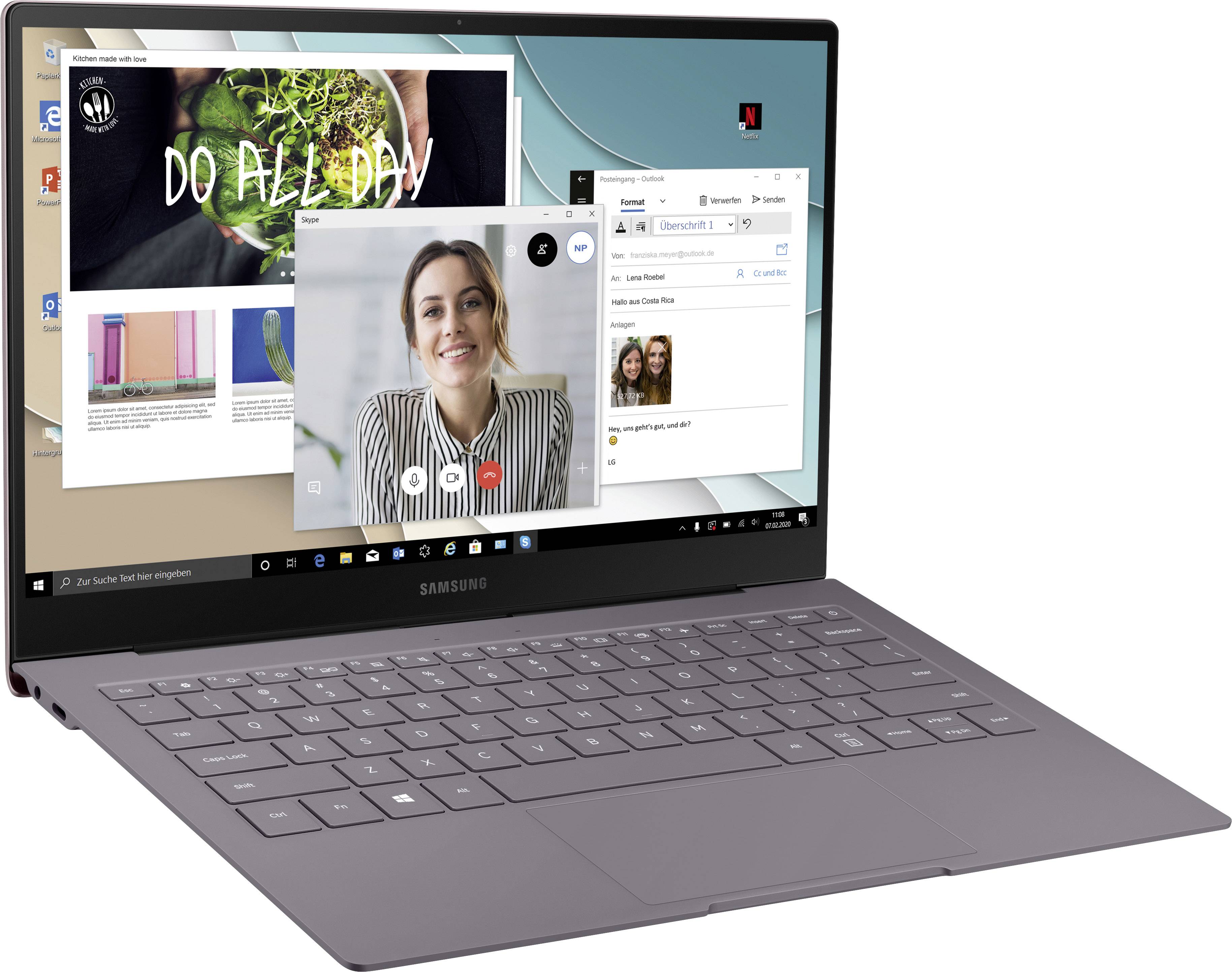 Samsung Galaxy Book S 33.8 cm (13.3 Zoll) Notebook Intel® Core™ 8 GB 256 GB SSD Intel UHD Graphics