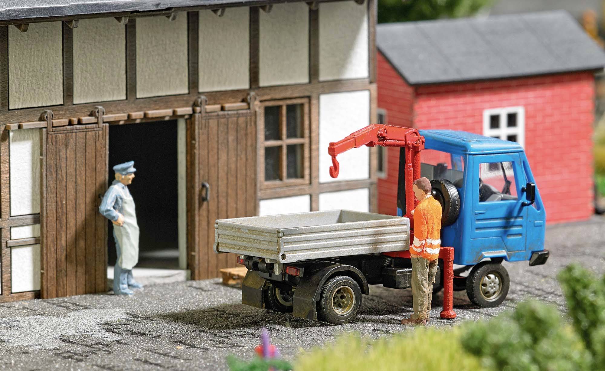 Busch 7906 H0 Hako Multicar mit Kran