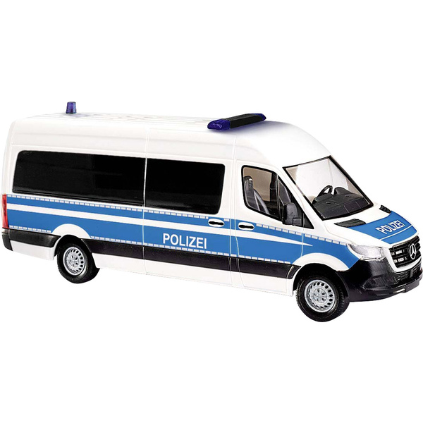 Busch 52606 H0 Mercedes Benz Sprinter, Polizei Hamburg