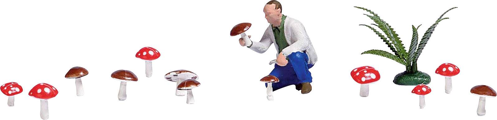 Busch H0 Pilzsammler Bemalt