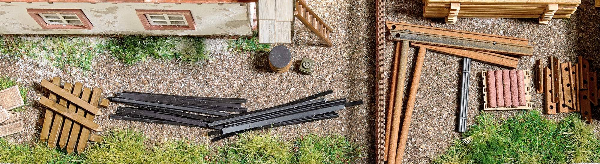 Busch 1376 H0 Baustellen-Set Bausatz