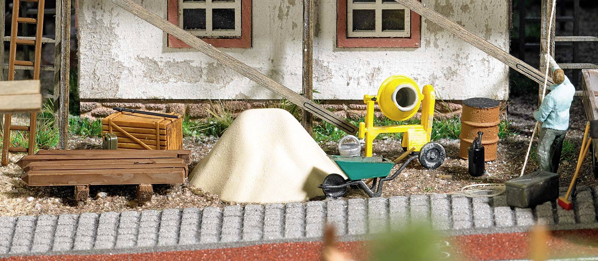 Busch 1376 H0 Baustellen-Set Bausatz