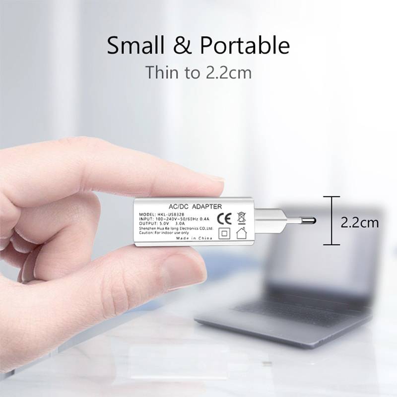 Eaxus USB-Charger USB Ladegerät 15W 3x USB-A Weiß Schnellladegerät