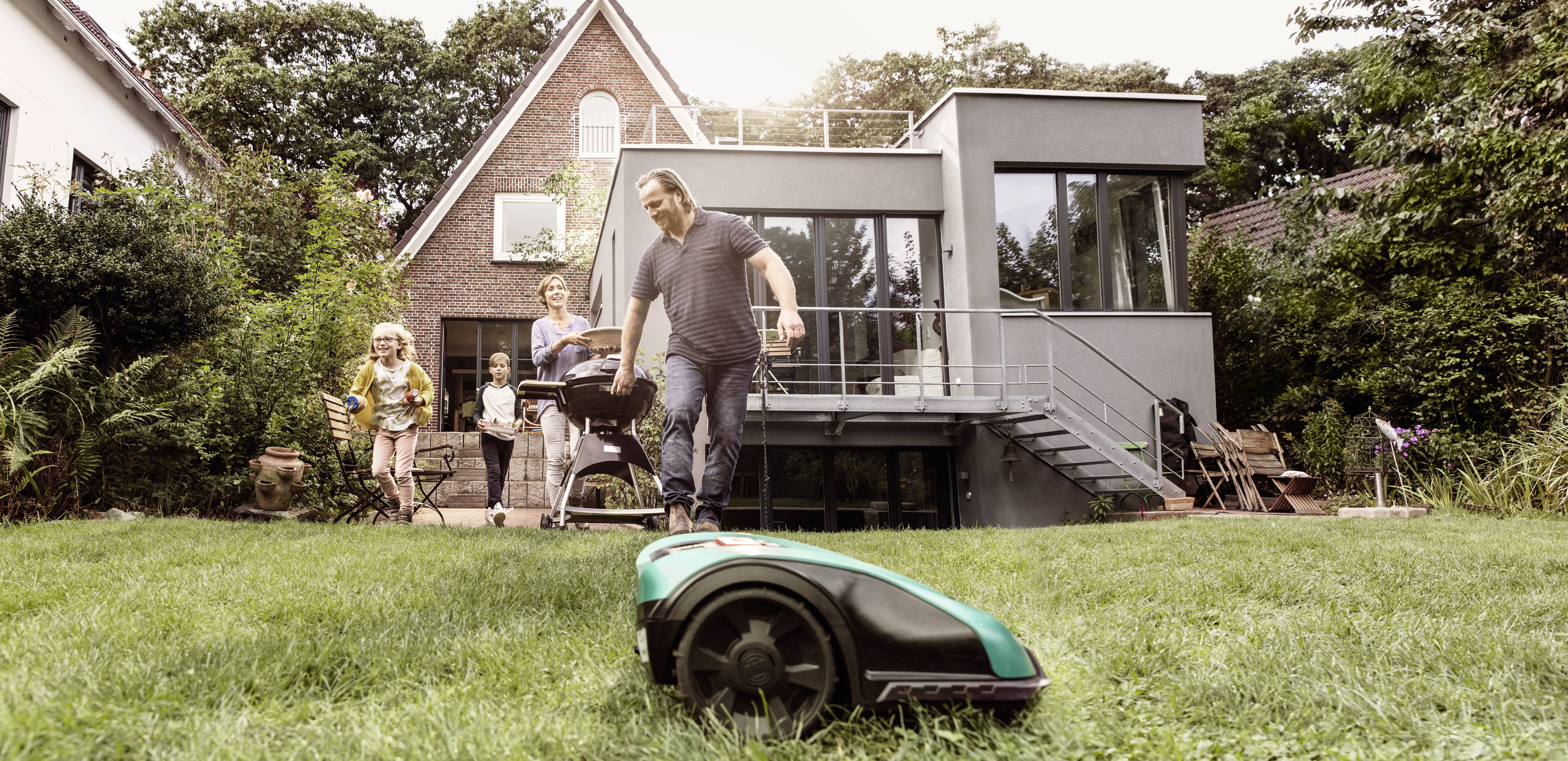 Bosch Home and Garden Indego 400 Connect Mähroboter Geeignet für Fläche max. 400 m²