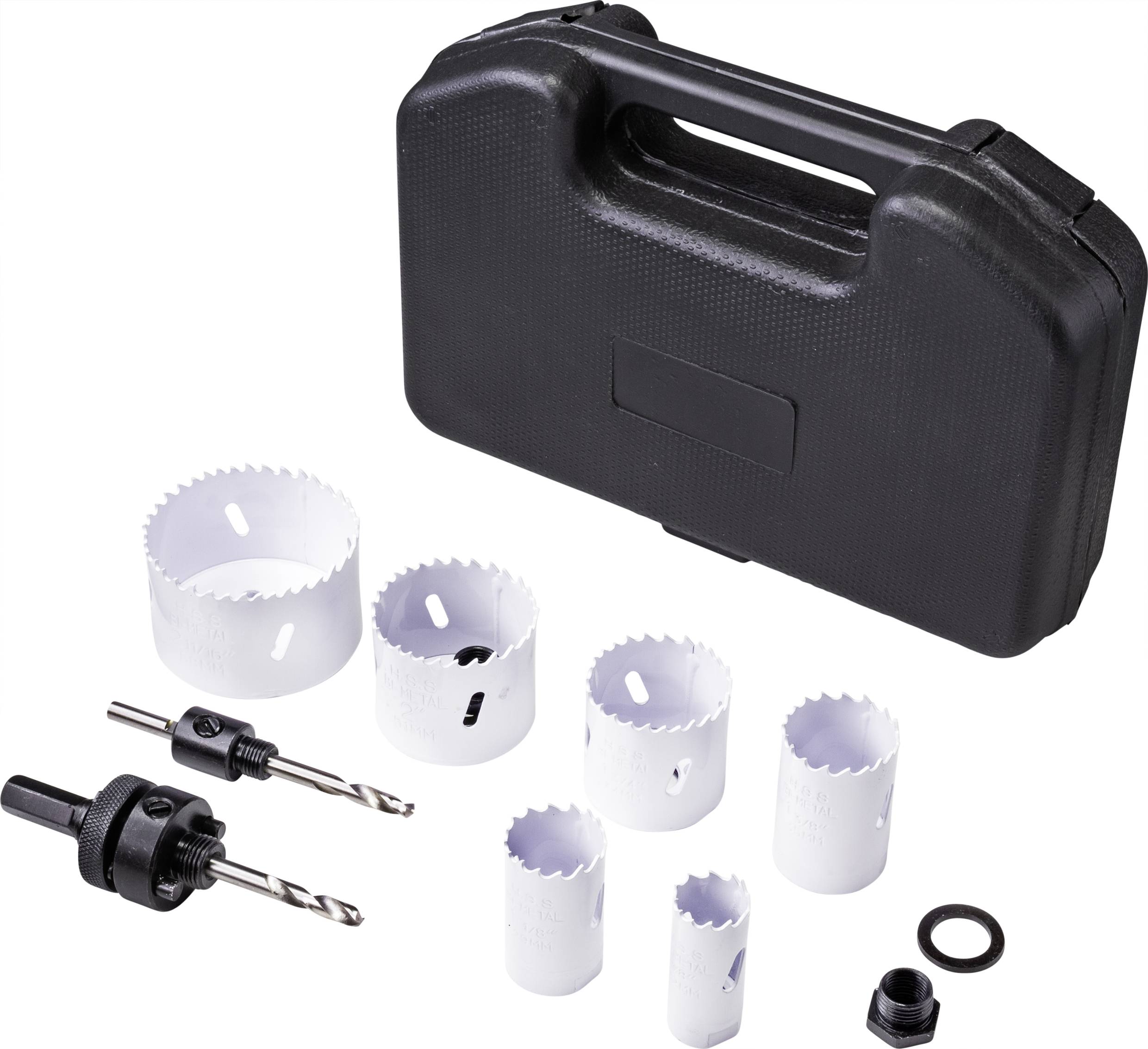 TOOLCRAFT TO-6803625 Lochsägen-Set 6teilig 22 mm, 29 mm, 35 mm, 44 mm, 51 mm, 68mm 1 Set