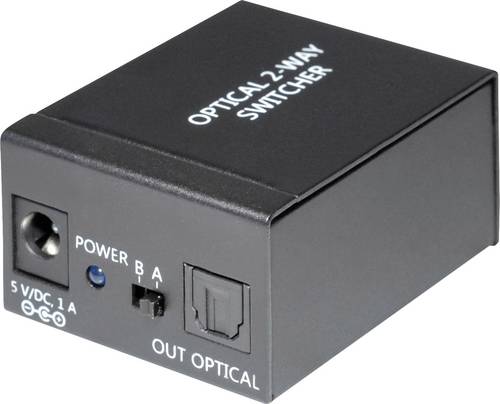 Maxtrack AL 14L Toslink-Switch Schwarz