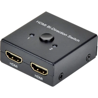 Maxtrack CS 32L HDMI-Switch bidirektional verwendbar 3840 x 2160 Pixel Schwarz Maxtrack CS 32L HDMI-Switch bidirektional verwendbar 3840 x 2160 Pixel Schwarz