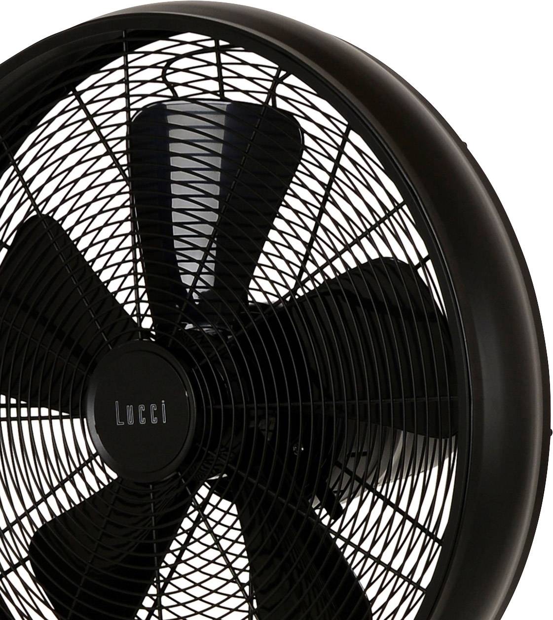 Lucci AIR Breeze Standventilator 50W Schwarz Schwenkbar