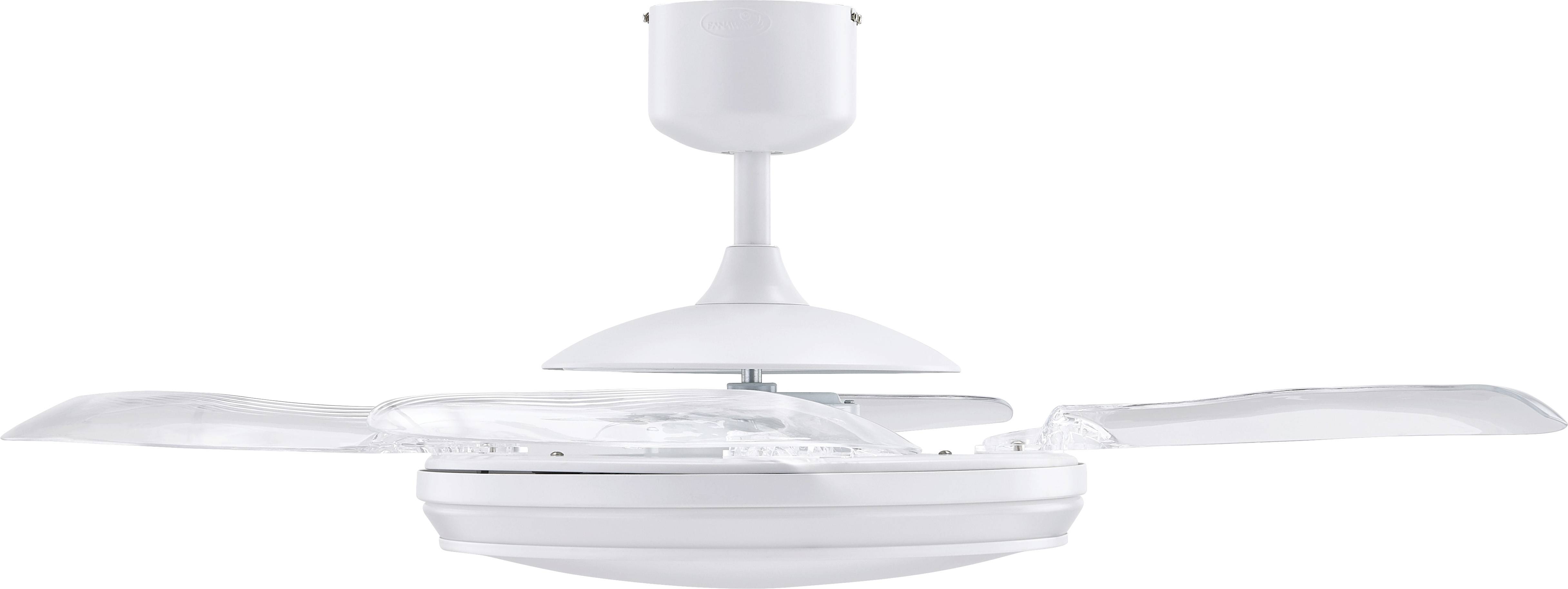 Fanaway Evo 1 Deckenventilator 60 W (Ø x H) 122 cm x 42 cm Weiß