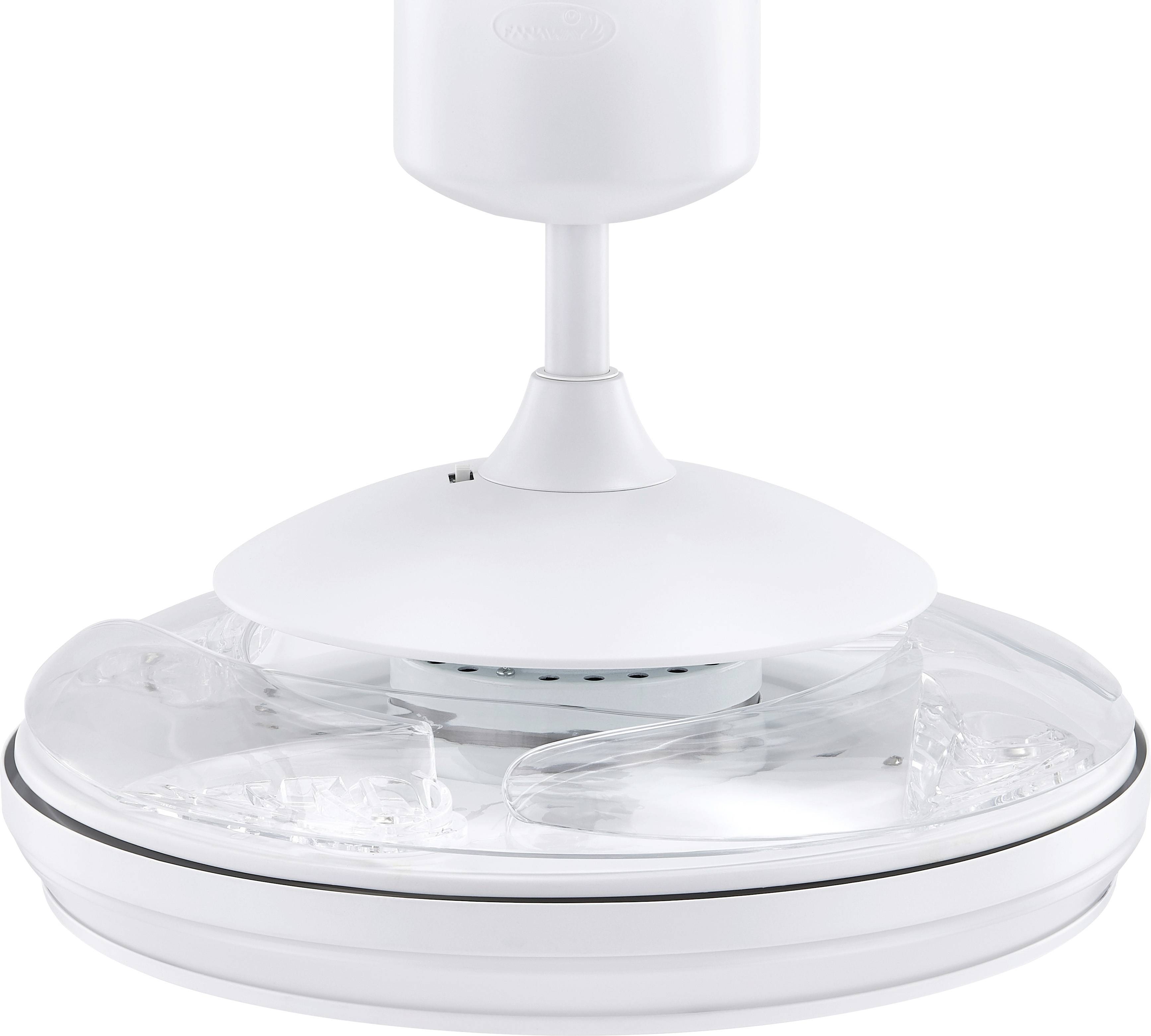 Fanaway Evo 1 Deckenventilator 60 W (Ø x H) 122 cm x 42 cm Weiß