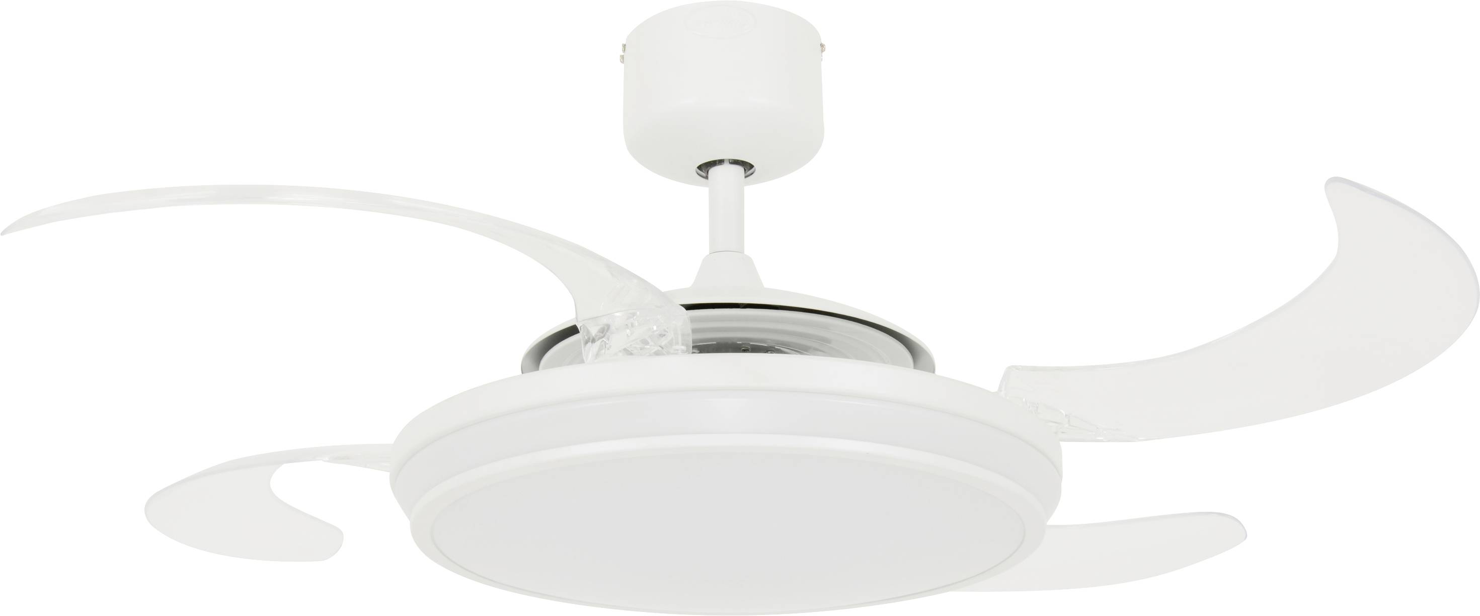 Fanaway Evo 1 Deckenventilator 60 W (Ø x H) 122 cm x 42 cm Weiß
