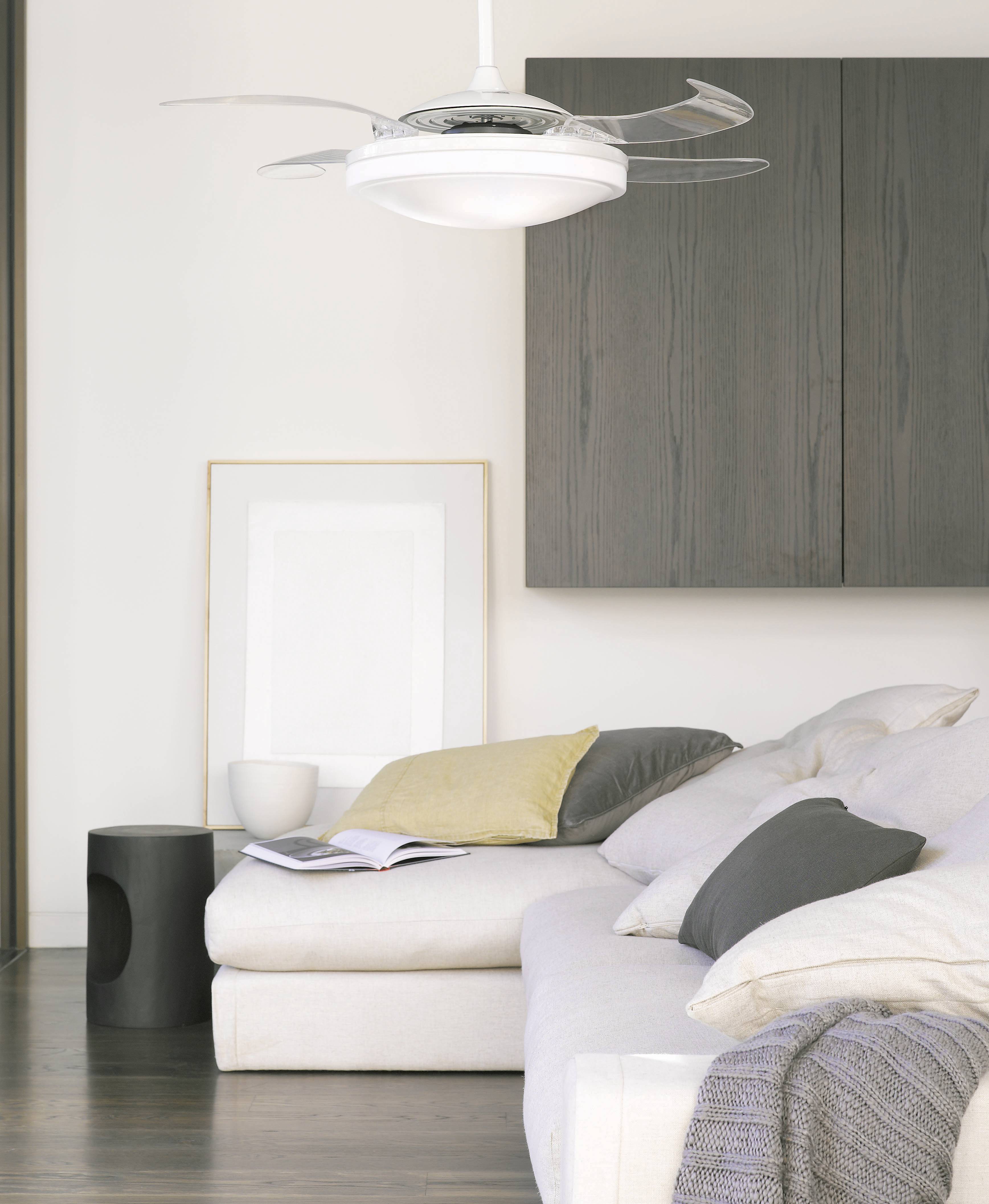 Fanaway Evo 1 Deckenventilator 60 W (Ø x H) 122 cm x 42 cm Weiß