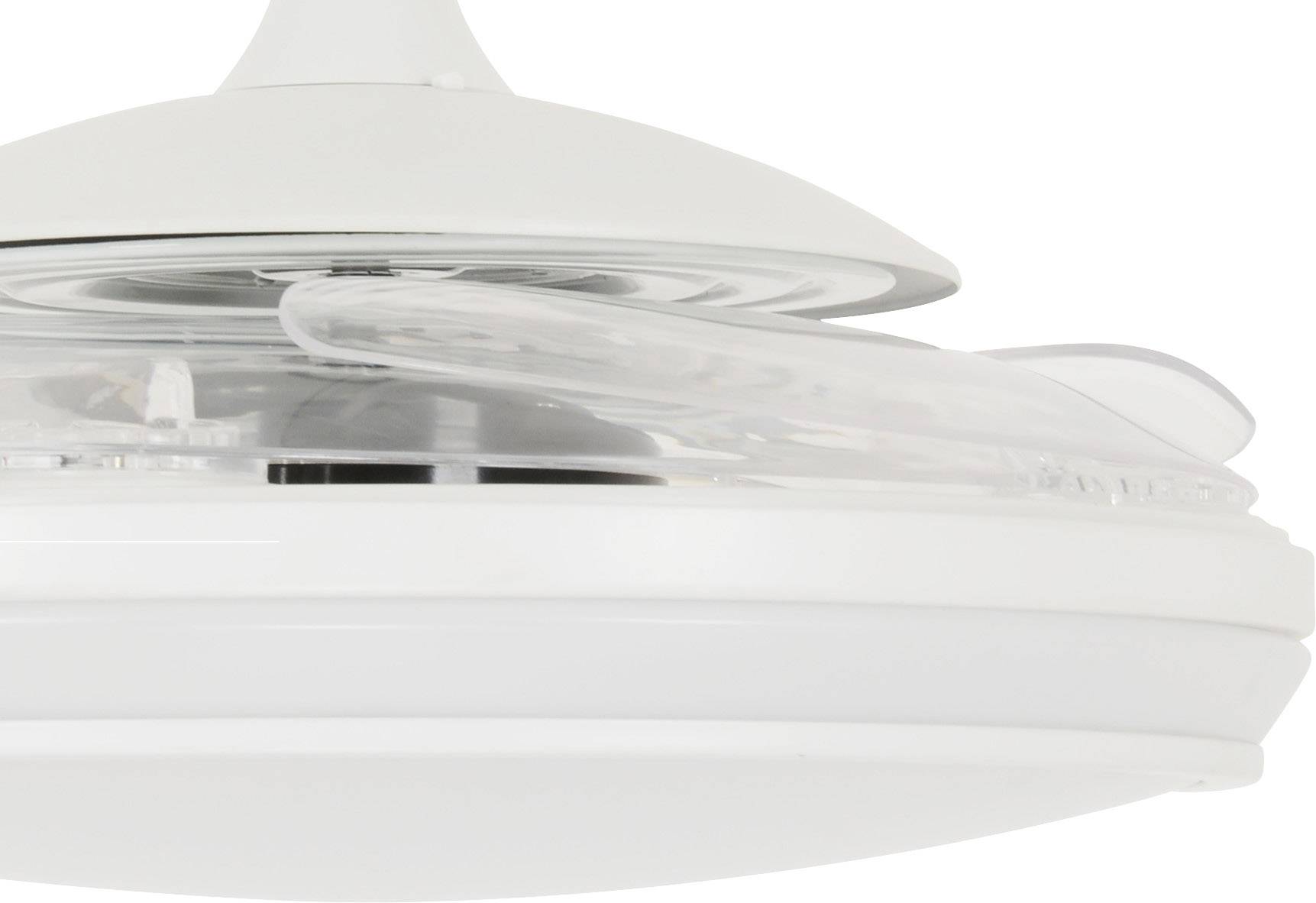 Fanaway Evo 1 Deckenventilator 60 W (Ø x H) 122 cm x 42 cm Weiß