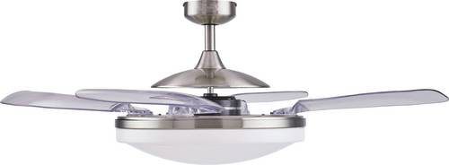 Fanaway Evo 2 Deckenventilator (Ø x H) 122cm x 42cm Gehäusefarbe: Chrom (matt)